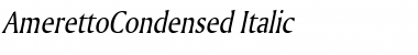 Download AmerettoCondensed Font