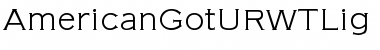 Download AmericanGotURWTLig Font