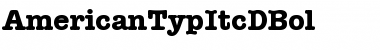 Download AmericanTypItcDBol Font