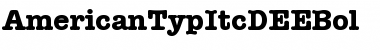 Download AmericanTypItcDEEBol Font