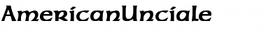 Download AmericanUnciale Font