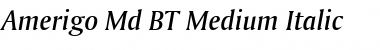 Download Amerigo Md BT Font