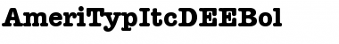 Download AmeriTypItcDEEBol Font