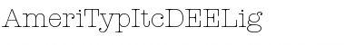 Download AmeriTypItcDEELig Font