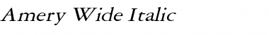 Download Amery Wide Font