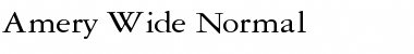 Download Amery Wide Font