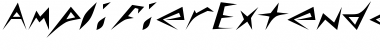 Download AmplifierExtended Font