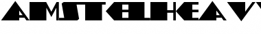 Download AmstelHeavyNF Font