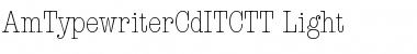 Download AmTypewriterCdITCTT Font