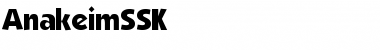Download AnakeimSSK Font
