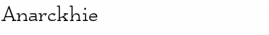 Download Anarckhie Font