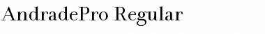 Download Andrade Pro Font