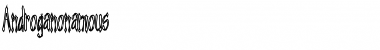Download Androganonamous Font