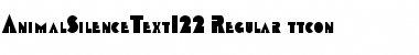 Download AnimalSilenceText122 Font