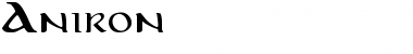 Download Aniron Font