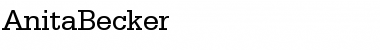 Download AnitaBecker Font
