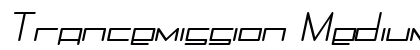 Trancemission MediumItalic Preview