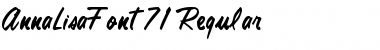 Download AnnaLisaFont71 Font