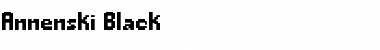 Download Annenski-Black Font