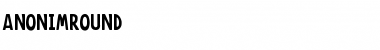 Download AnonimRound Font