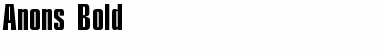 Download Anons Font