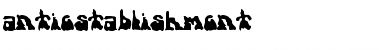 Download antiestablishment Font