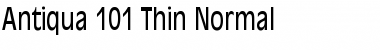 Download Antiqua 101 Thin Font