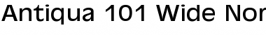 Download Antiqua 101 Wide Font