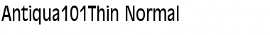 Download Antiqua101Thin Font