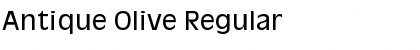 Download Antique Olive Font