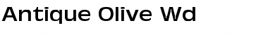Download Antique-Olive Wd Font Download Antique-Olive Wd Font