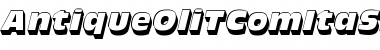 Download AntiqueOliTComItaSh1 Font Download AntiqueOliTComItaSh1 Font