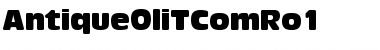 Download AntiqueOliTComRo1 Font Download AntiqueOliTComRo1 Font