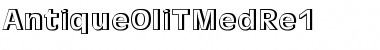 Download AntiqueOliTMedRe1 Font Download AntiqueOliTMedRe1 Font