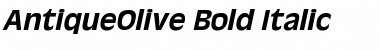 Download AntiqueOlive Font