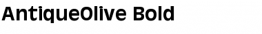 Download AntiqueOlive Font