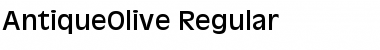 Download AntiqueOlive Font