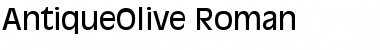 Download AntiqueOlive Font