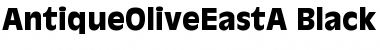 Download AntiqueOliveEastA-Black Font