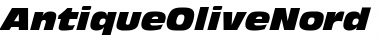 Download AntiqueOliveNord Font