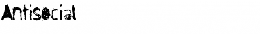 Download Antisocial Font