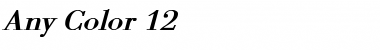 Download Any Color 12 Font Download Any Color 12 Font