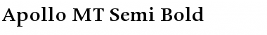 Download Apollo MT Font
