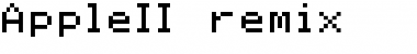 Download AppleII remix Font