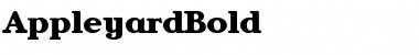 Download AppleyardBold Font