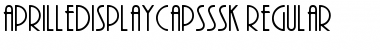 Download AprilleDisplayCapsSSK Font