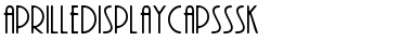 Download AprilleDisplayCapsSSK Font