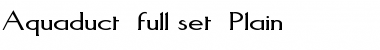 Download Aquaduct (full set) Font