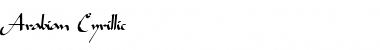 Download Arabian_ Cyrillic Font