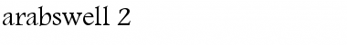Download arabswell_2 Font
